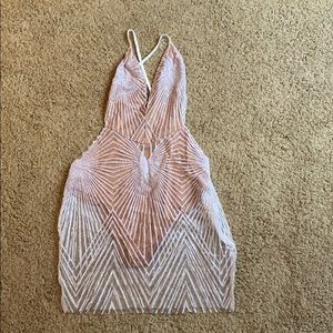 Glitter mini dress (tag says large looks like S)